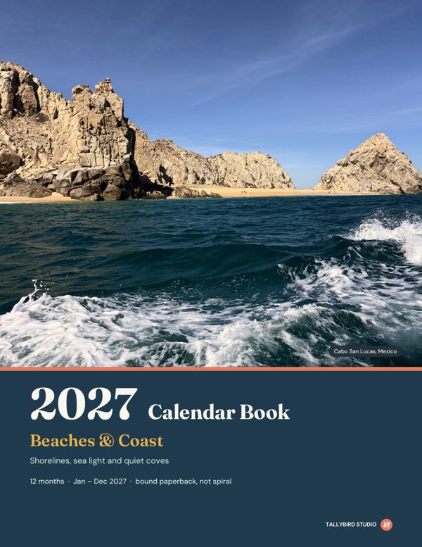 2027 Calendar Book: Beaches & Coast cover
