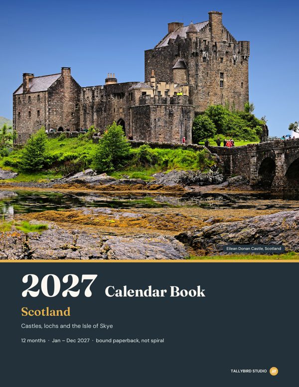2027 Calendar Book: Scotland cover