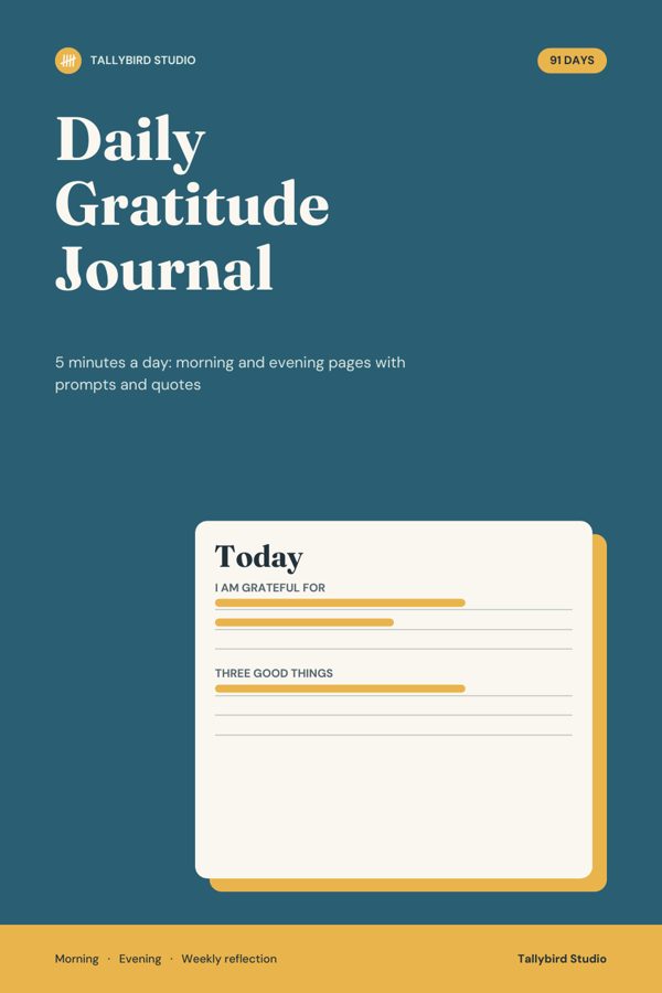Daily Gratitude Journal cover